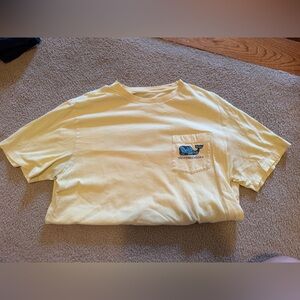 Yellow T-Shirt with Pocket Design